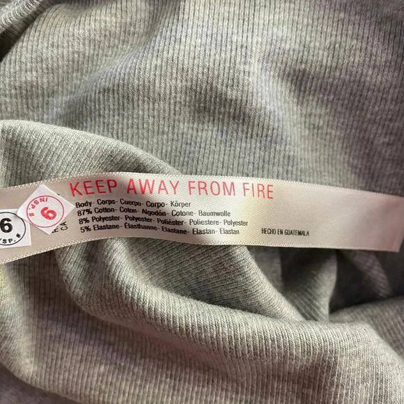 Free People Intimately Downtime Top Pajama Lounge Grey Size XS/Small - Picture 7 of 8